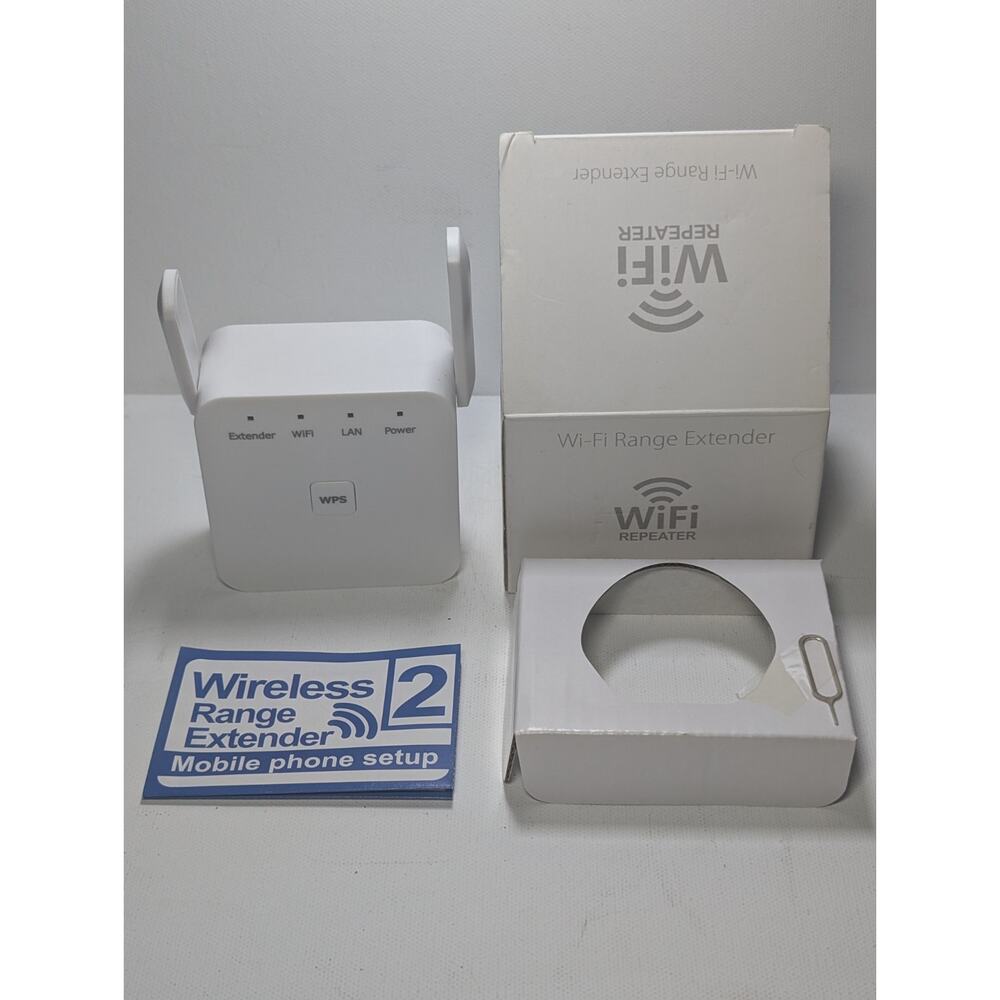 WiFi Range Extender 300Mbps Wireless Repeater Signal Booster WPS LAN Port